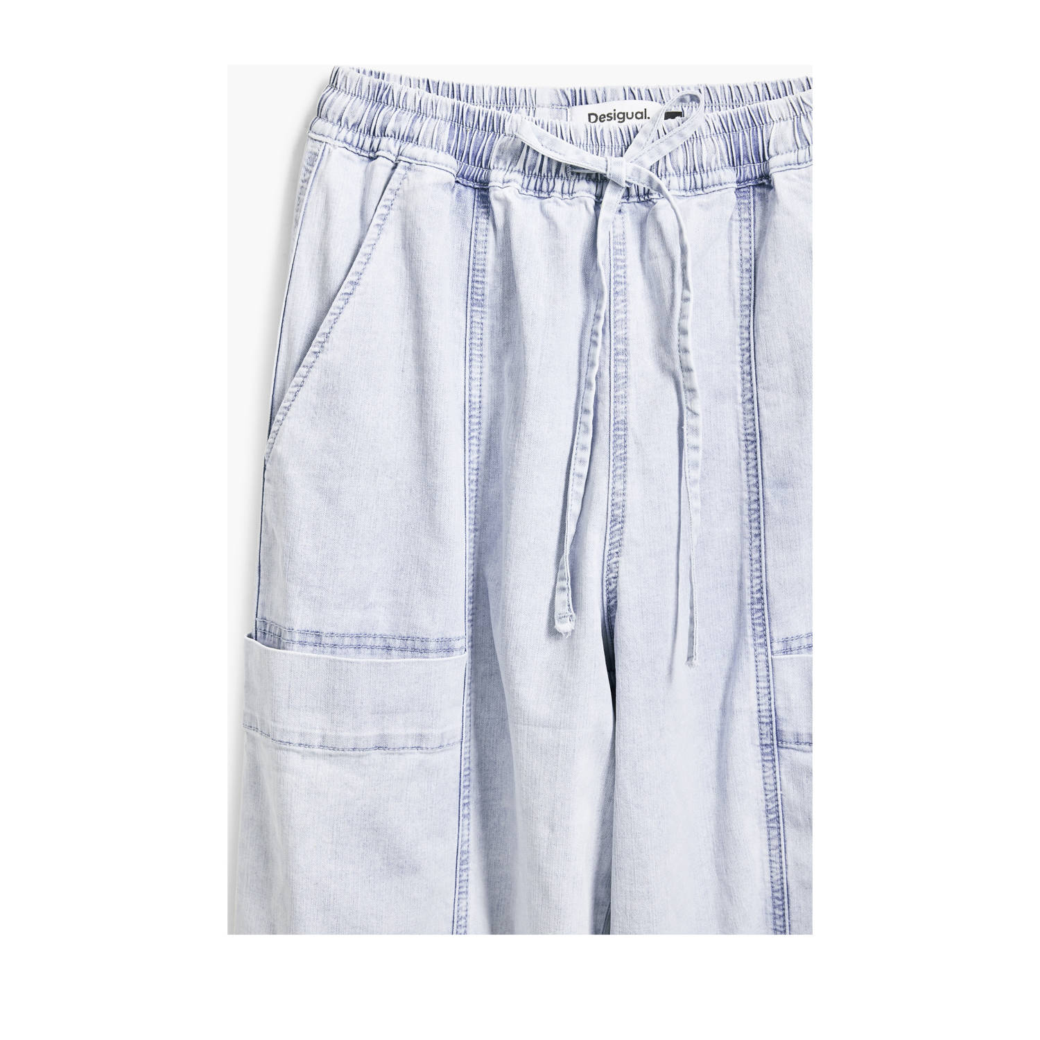 Desigual mom jeans light blue denim