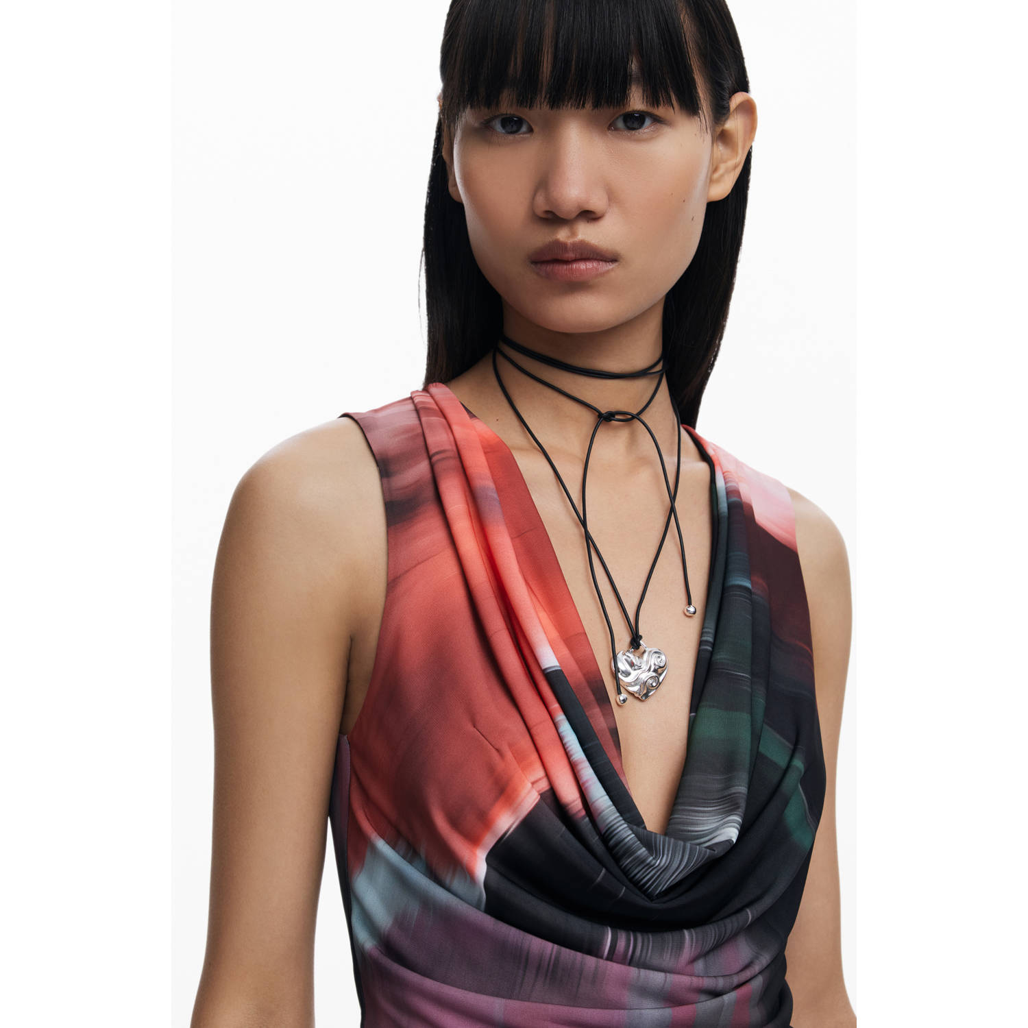 Desigual mouwloze top multi