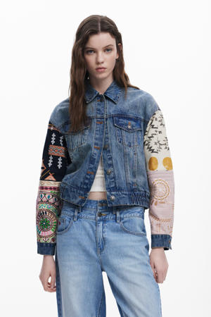 spijkerjas medium blue denim