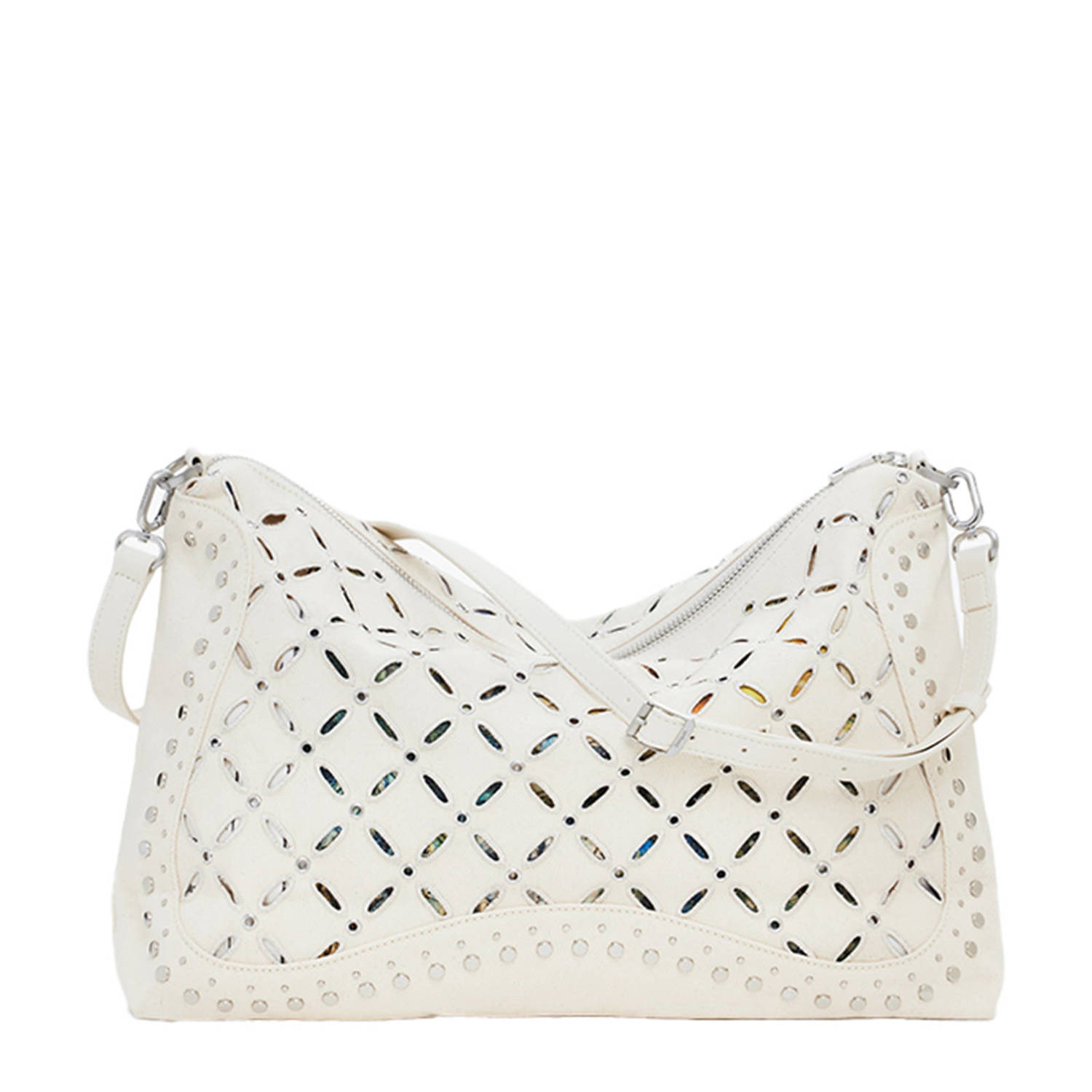 Desigual schoudertas ecru