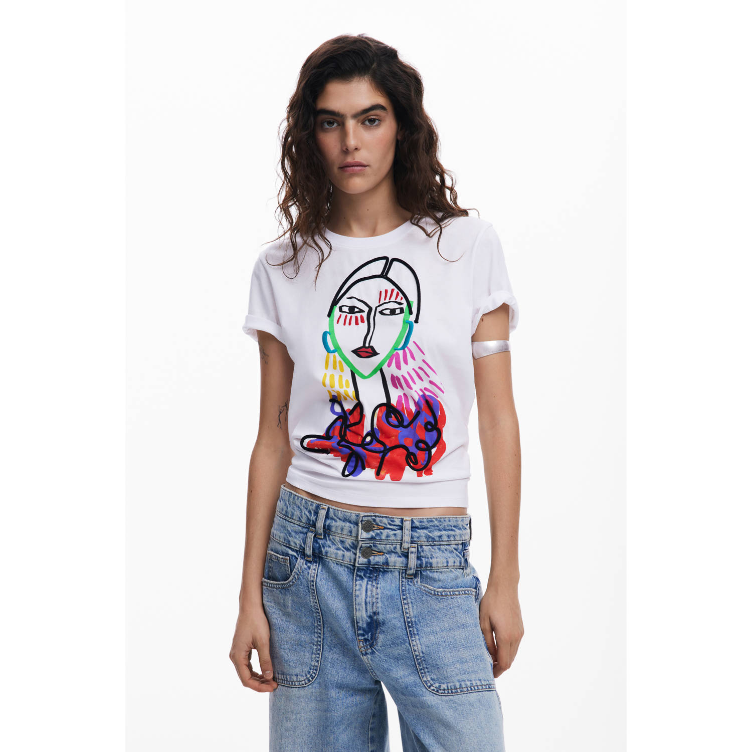 Desigual T-shirt wit