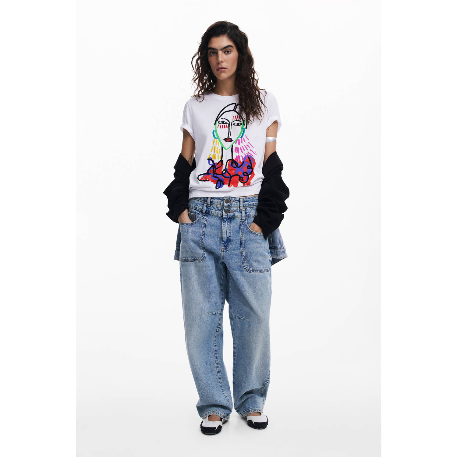 Desigual T-shirt wit
