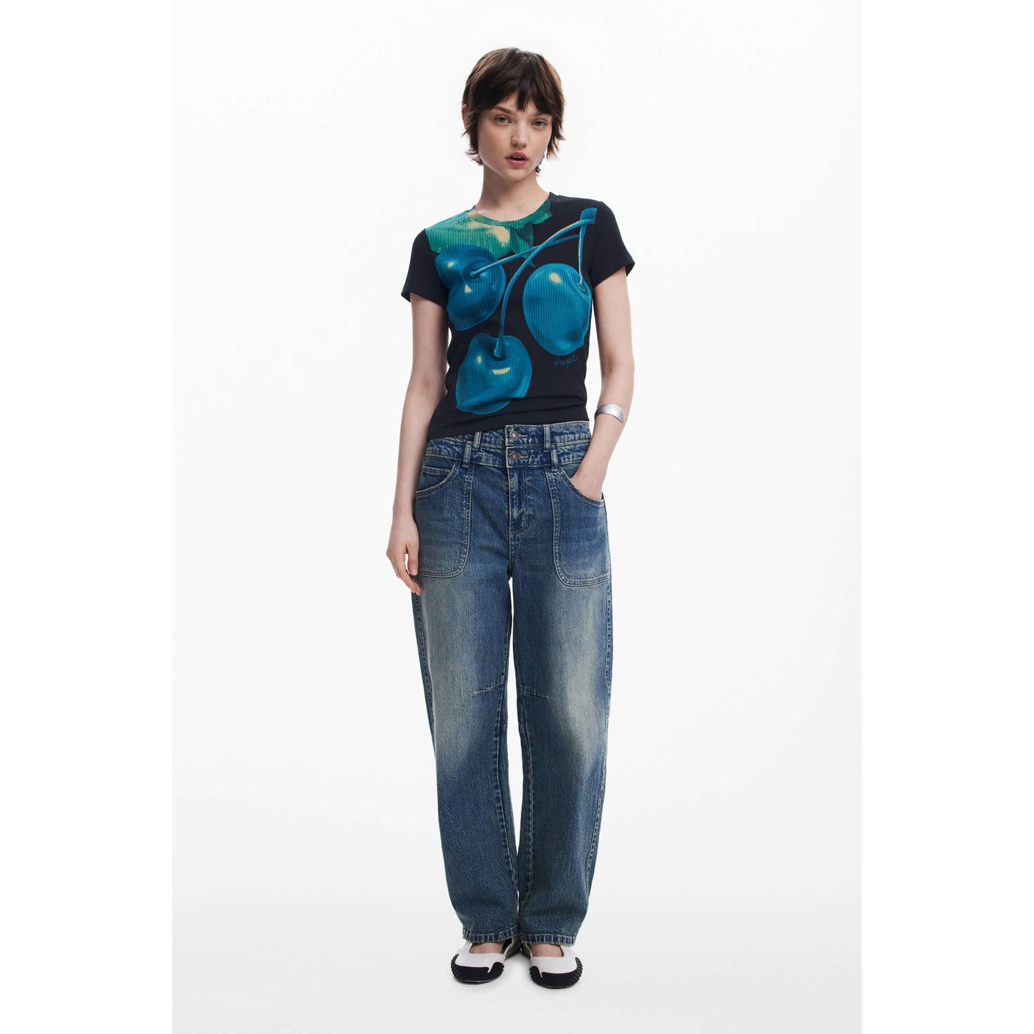 Desigual top zwart