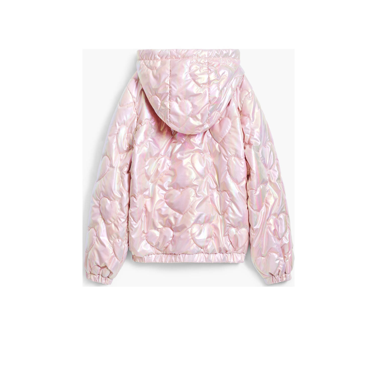 Desigual gewatteerde jas lichtroze