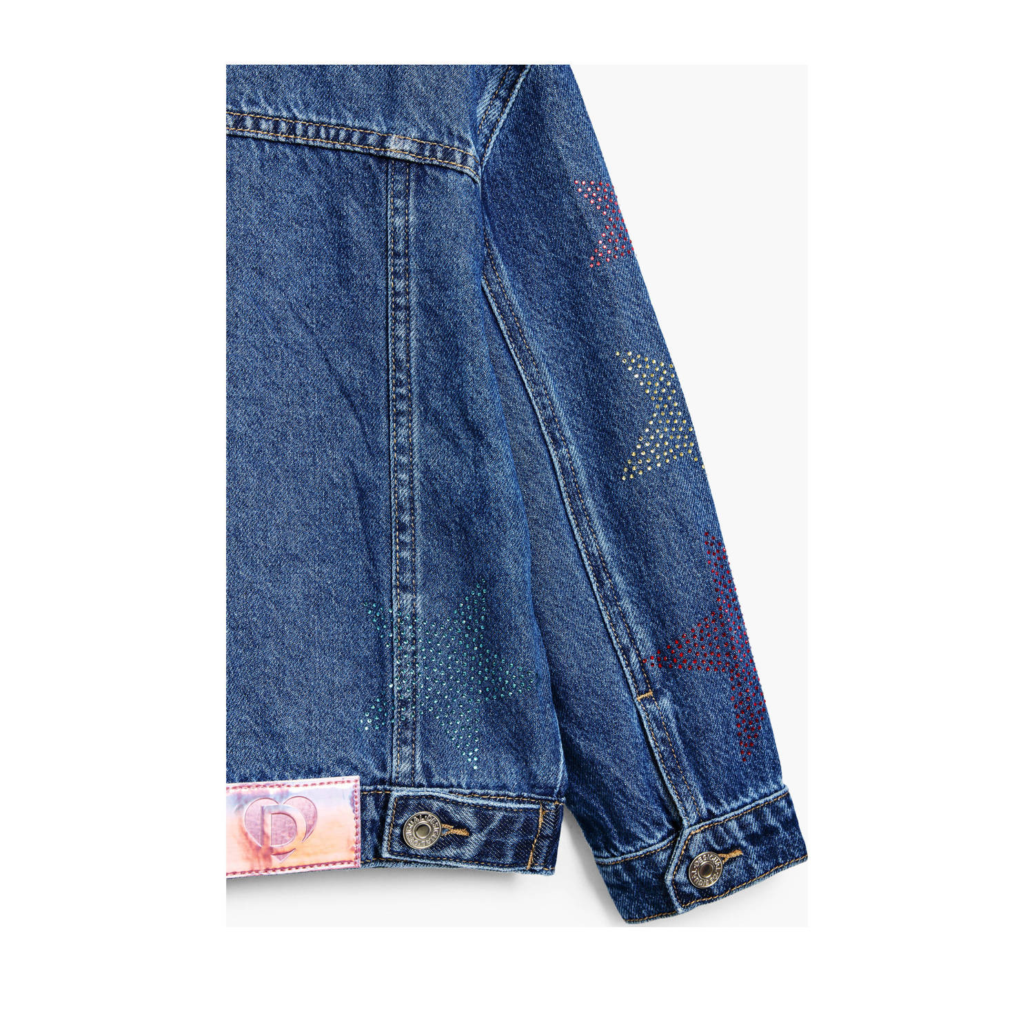 Desigual spijkerjas medium blue denim