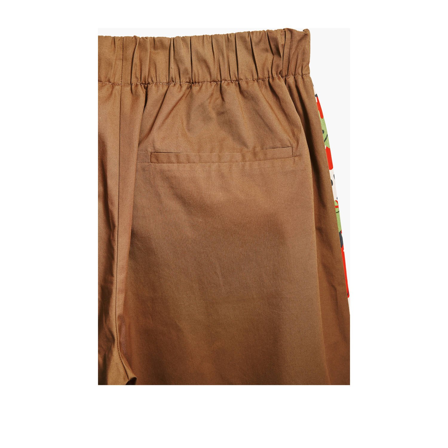 Desigual wide leg regular waist pantalon bruin