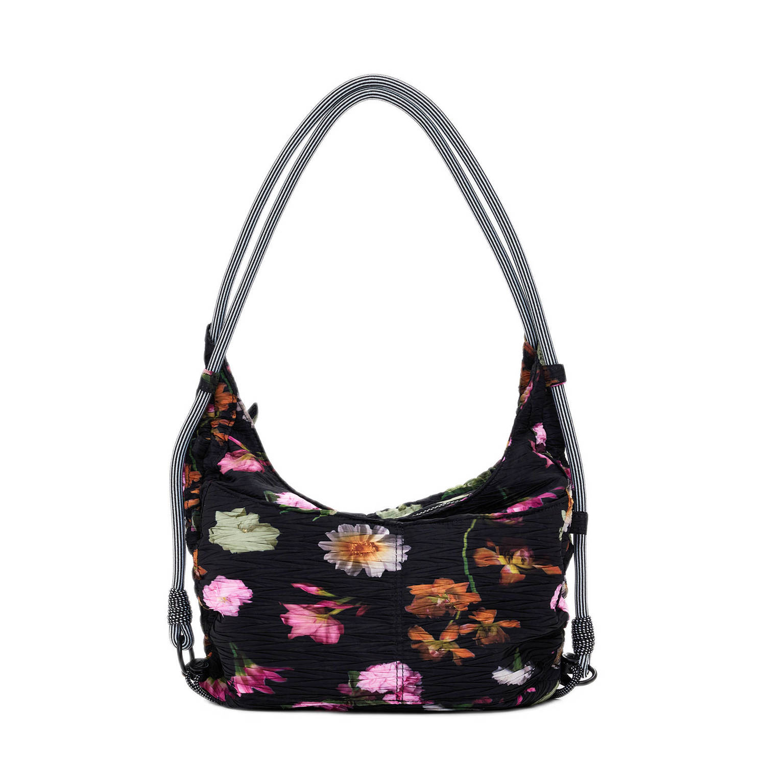 Desigual shopper met bloemenprint zwart