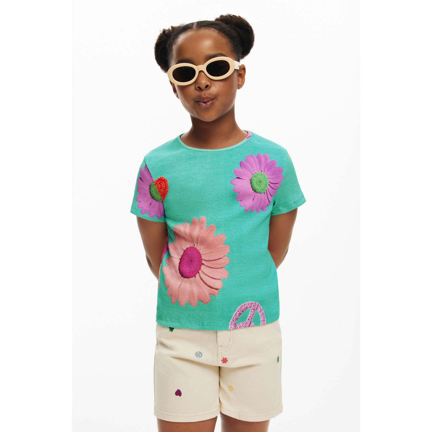Desigual T-shirt turquoise