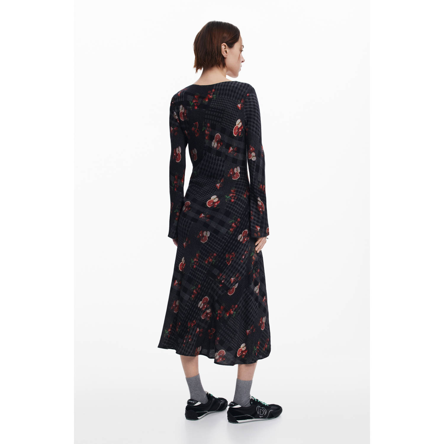 Desigual midi jurk zwart