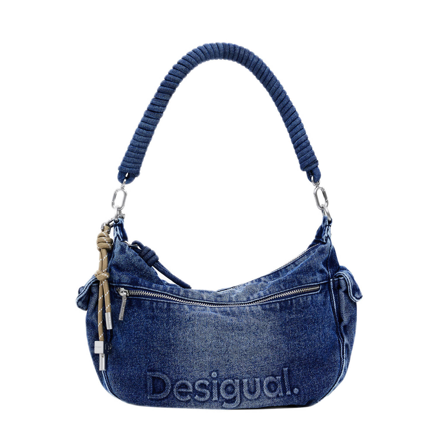 Desigual Lente Zomer Dames Katoenen Tassen Collectie Blue Dames