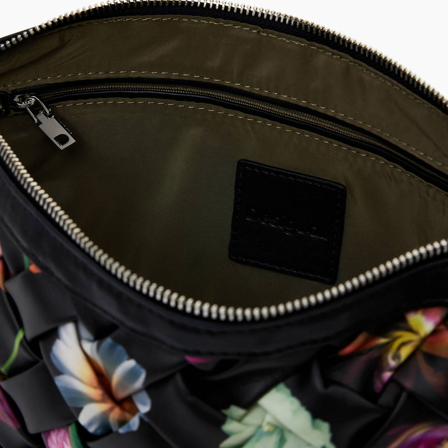 Desigual crossbody tas met all over print zwart