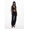 Desigual straight regular waist cargobroek zwart