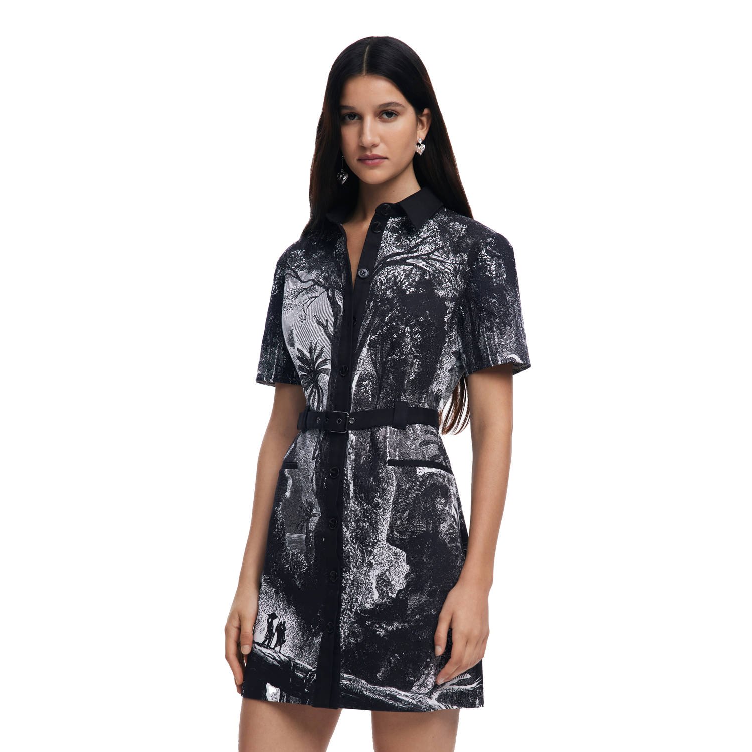 Desigual korte jurk zwart