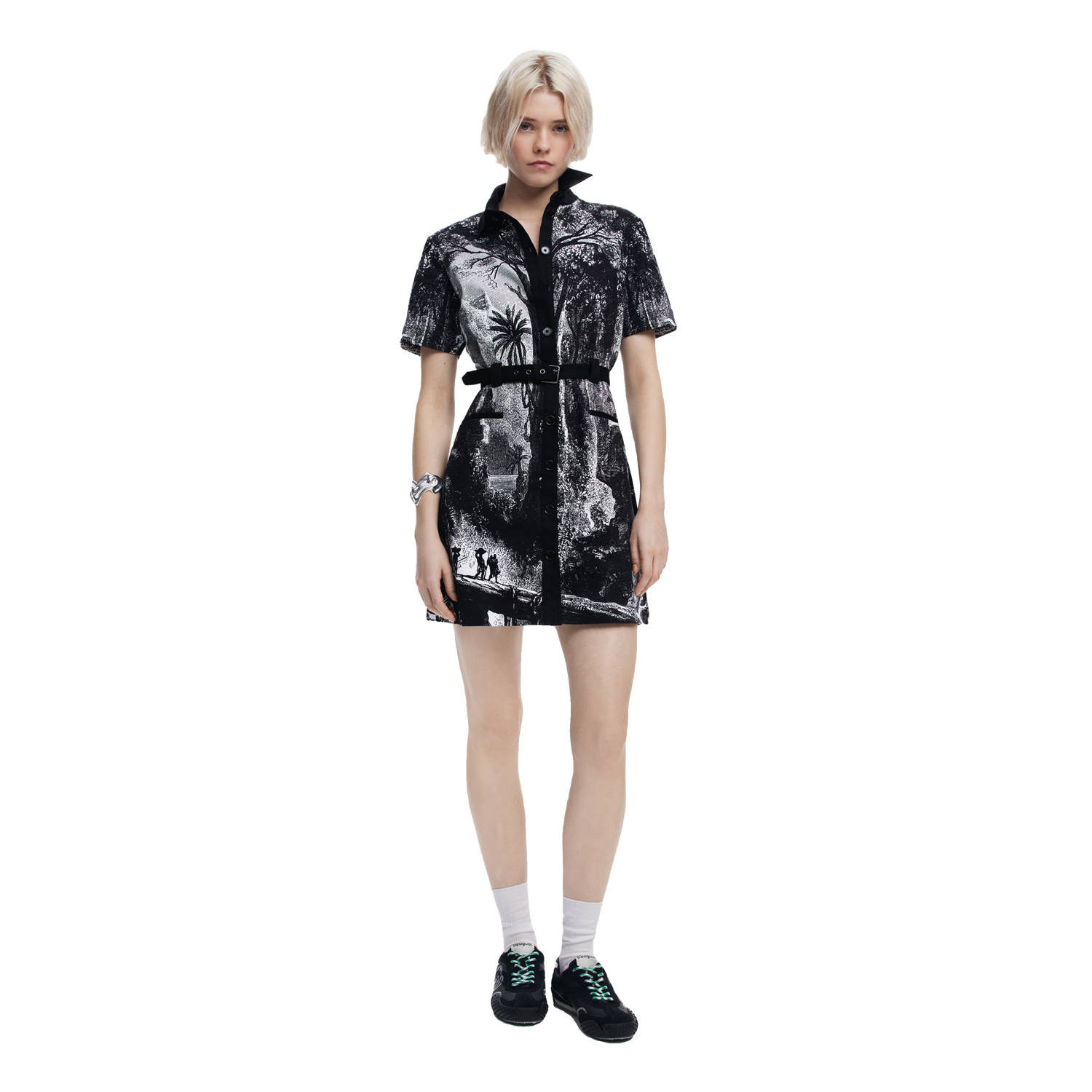 Desigual korte jurk zwart