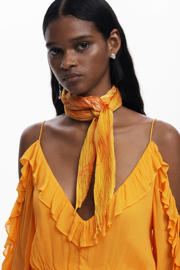 thumbnail: Desigual sjaal oranje