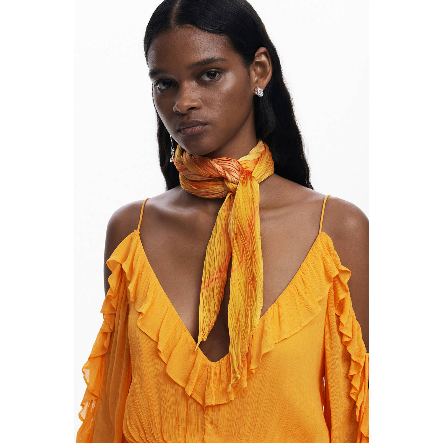 Desigual sjaal oranje