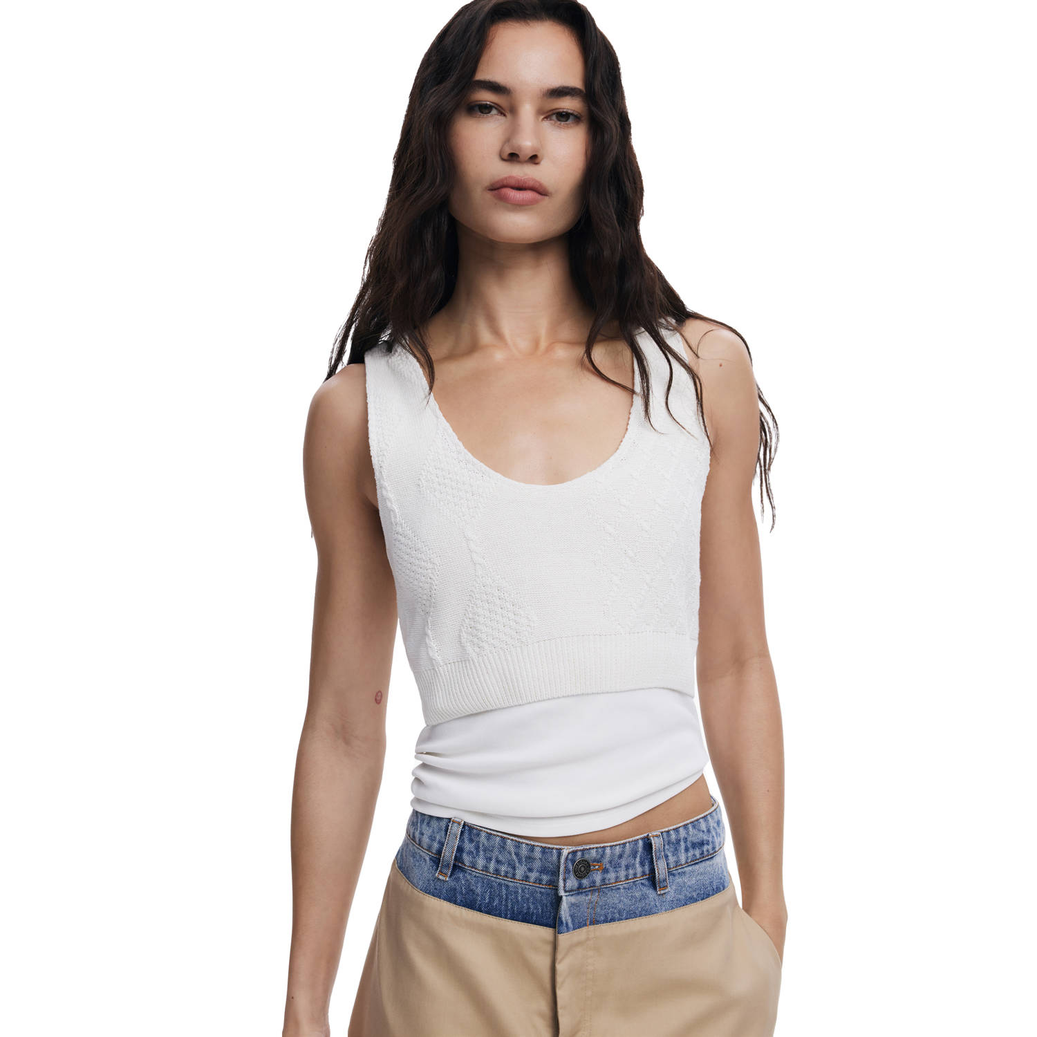 Desigual top ecru