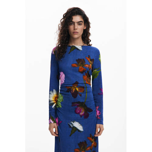 Desigual midi jurk blauw afbeelding