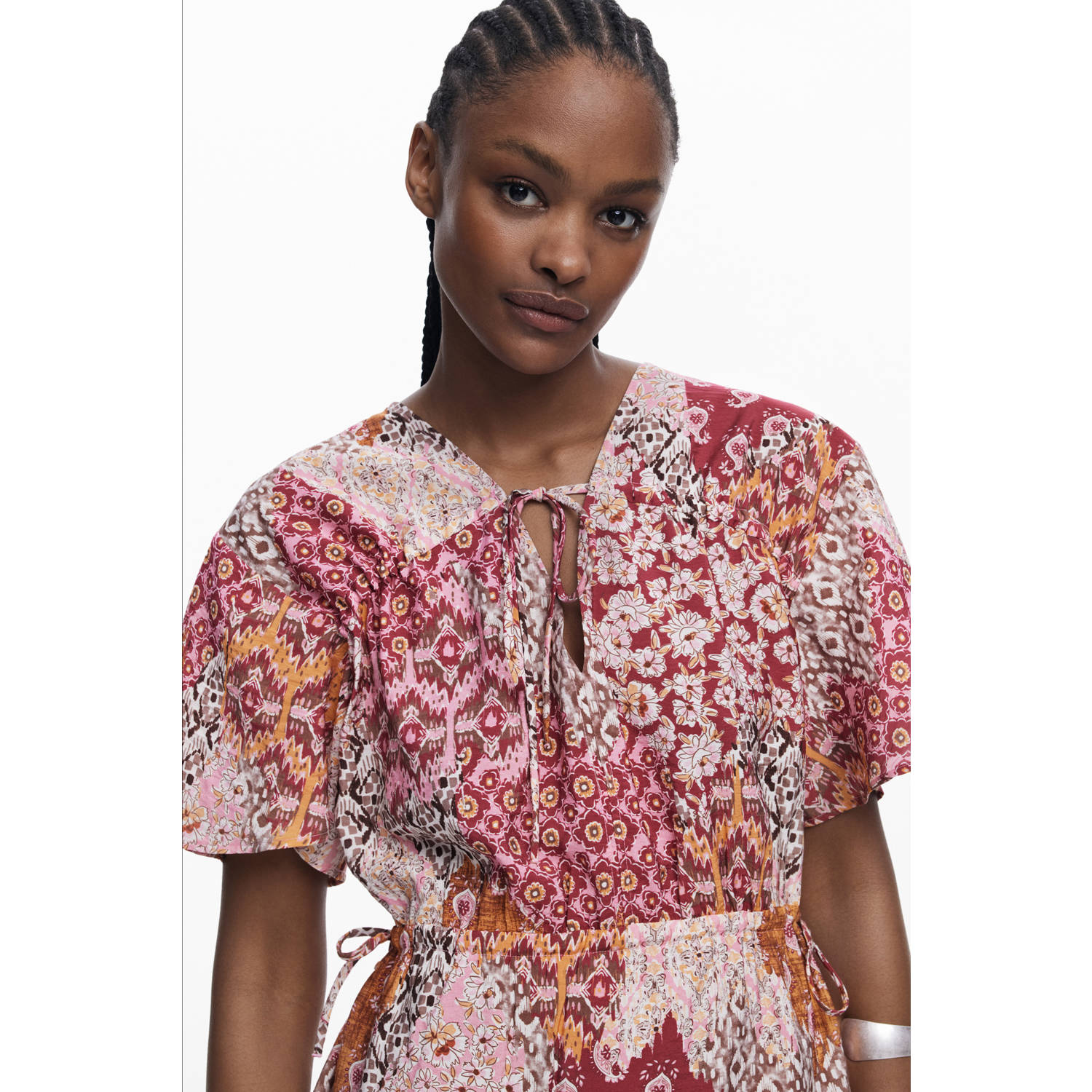 Desigual korte jurk rood