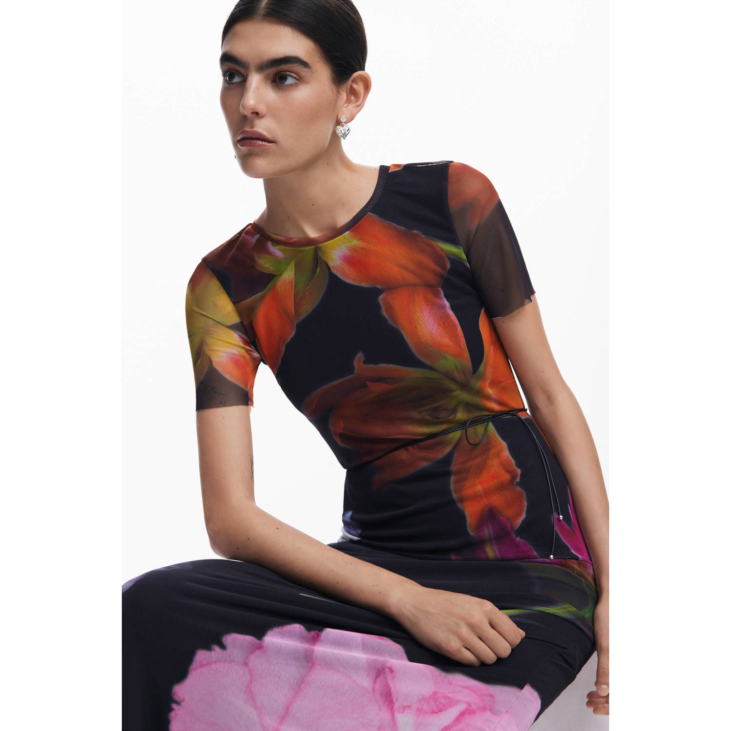 Desigual maxi jurk zwart