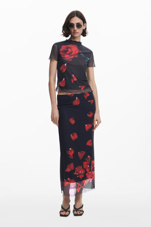 mesh top zwart