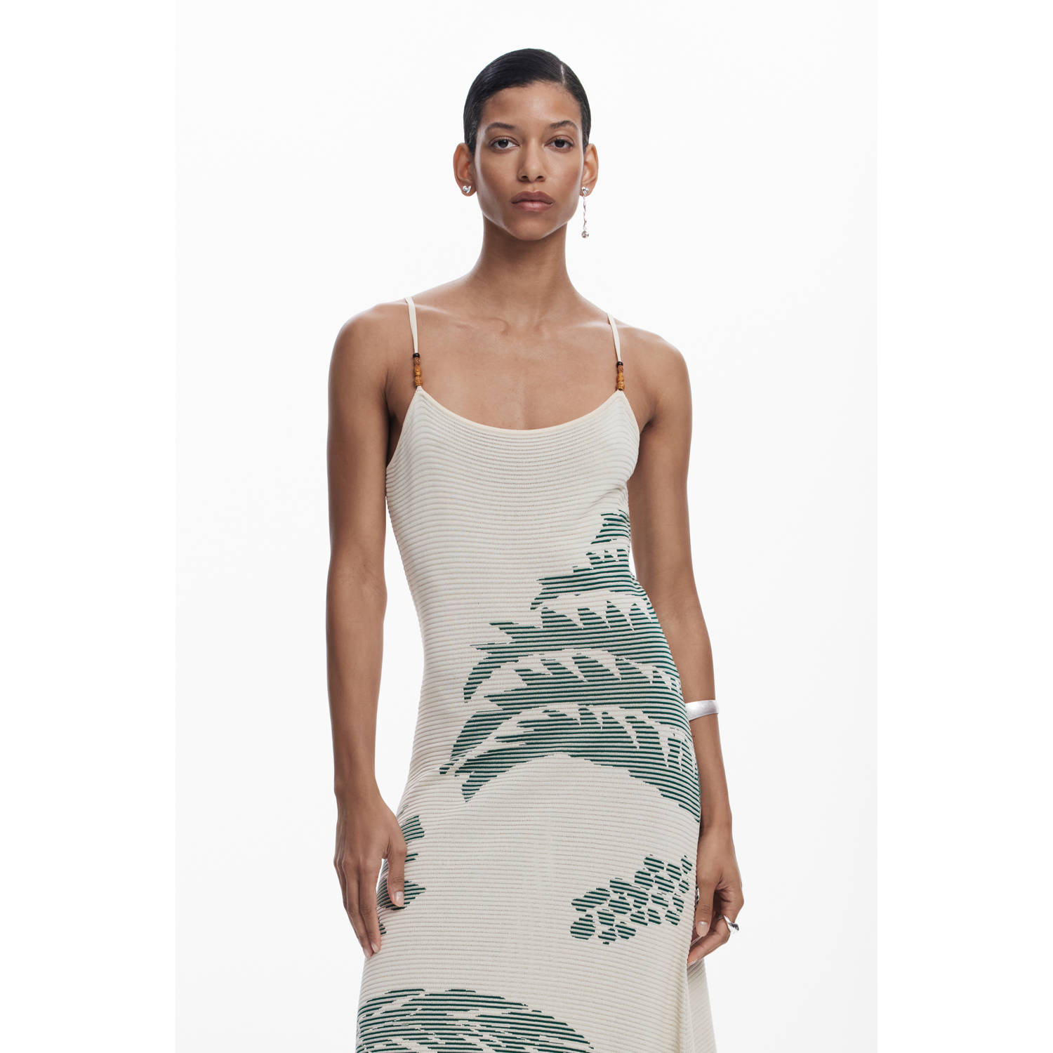 Desigual maxi jurk ecru