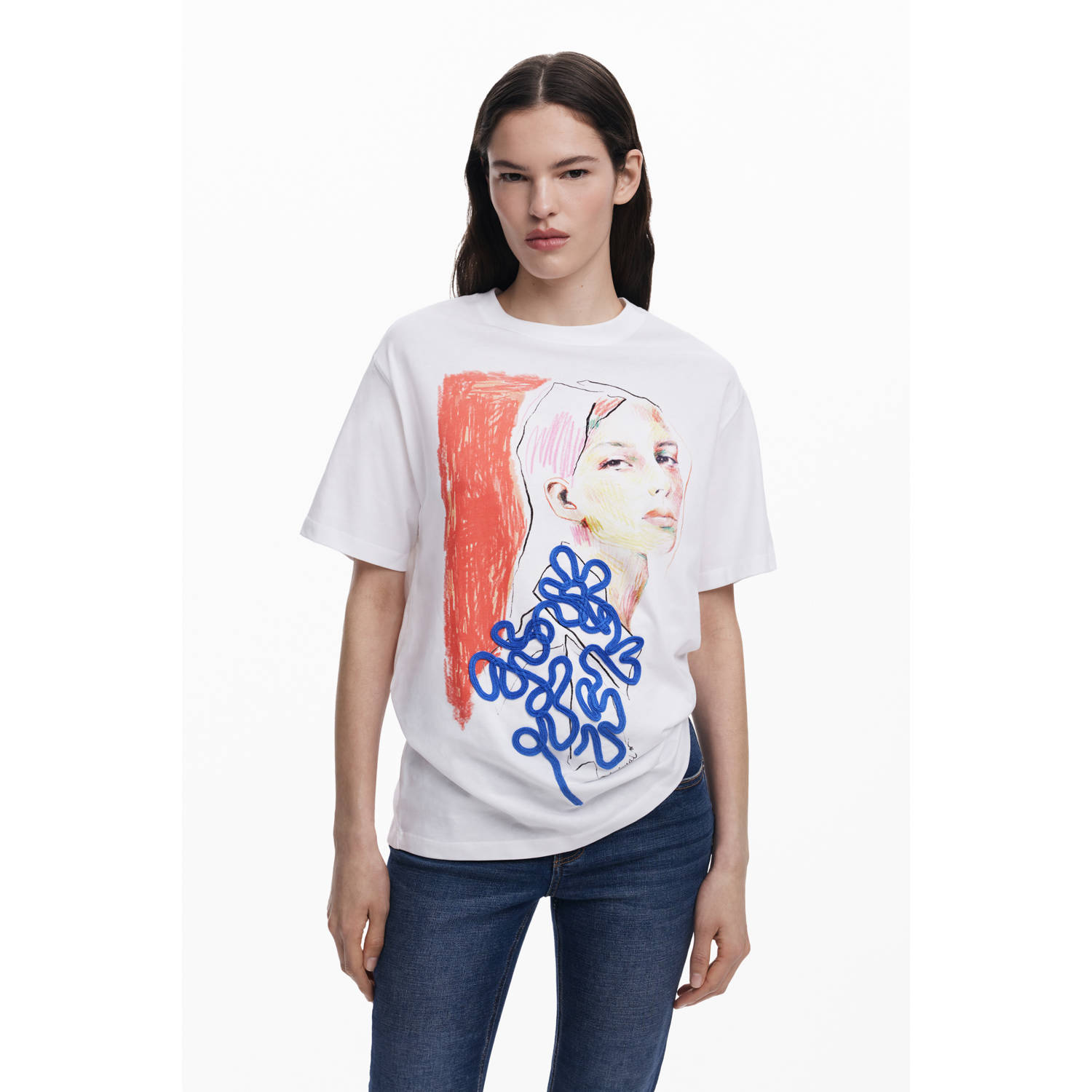 Desigual T-shirt wit