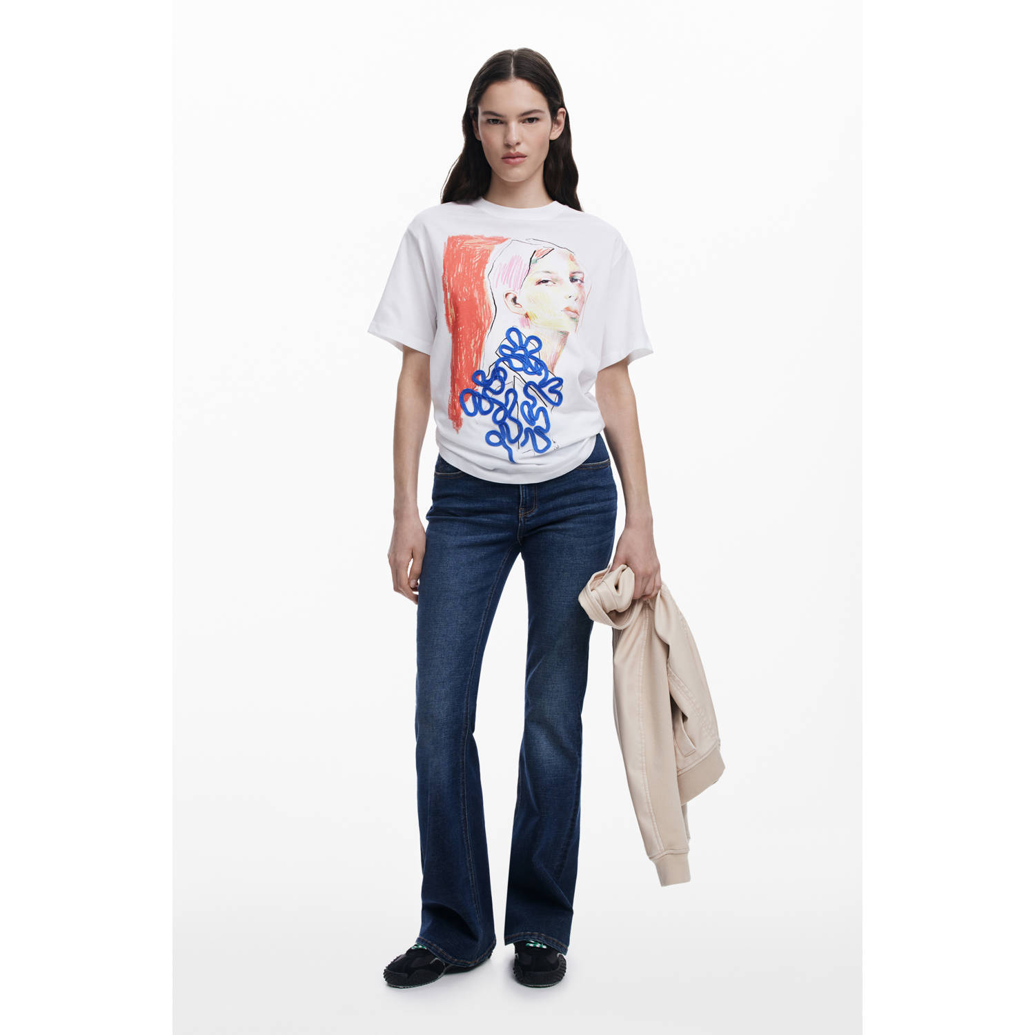 Desigual T-shirt wit