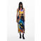 Desigual midi rok multi