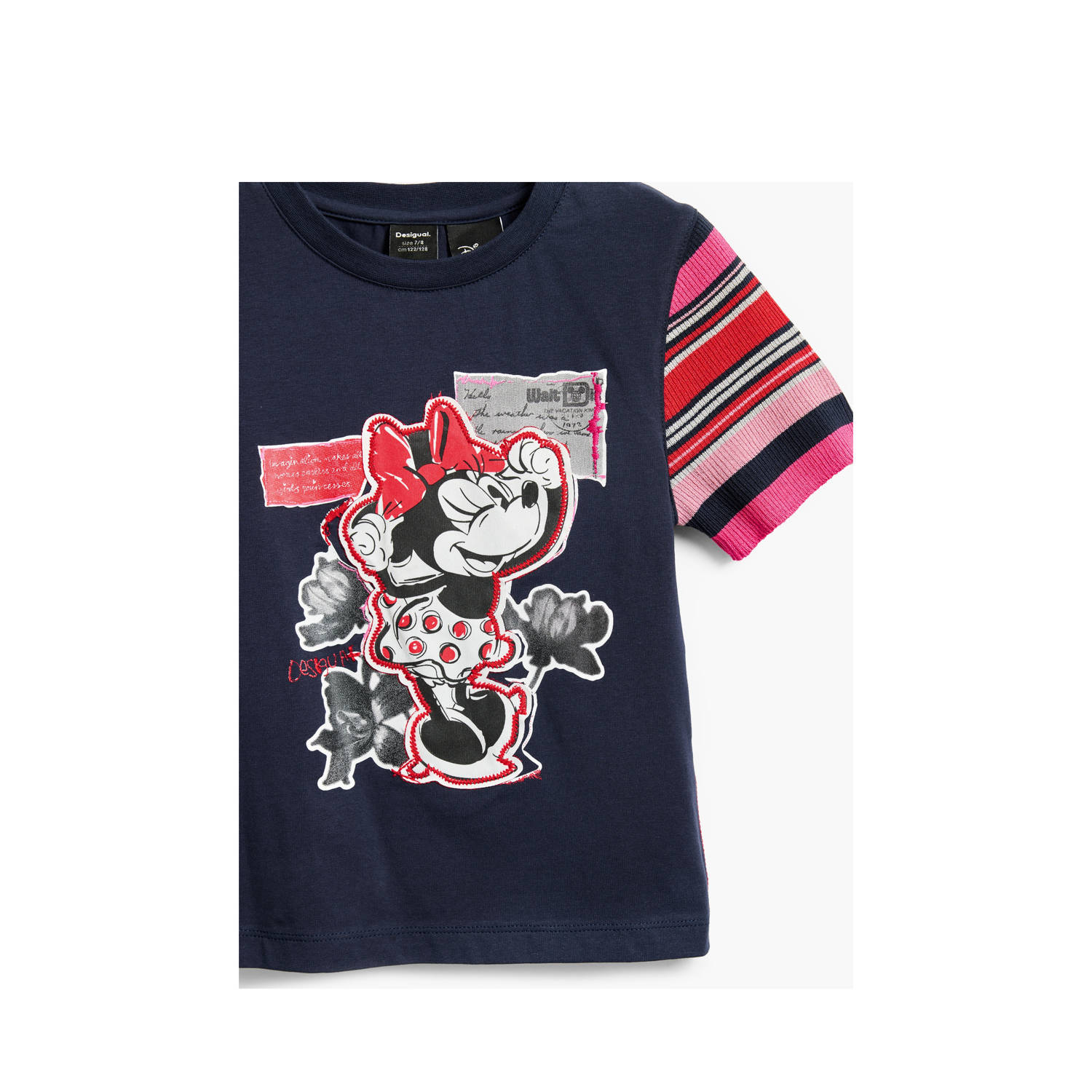 Desigual Minnie Mouse T-shirt donkerblauw