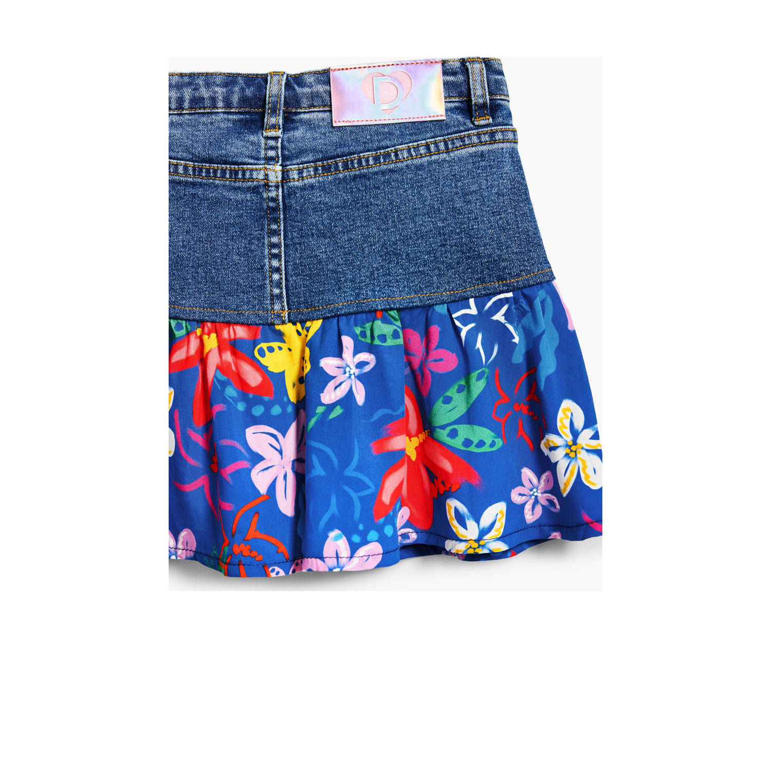 Desigual spijkerrok dark blue denim