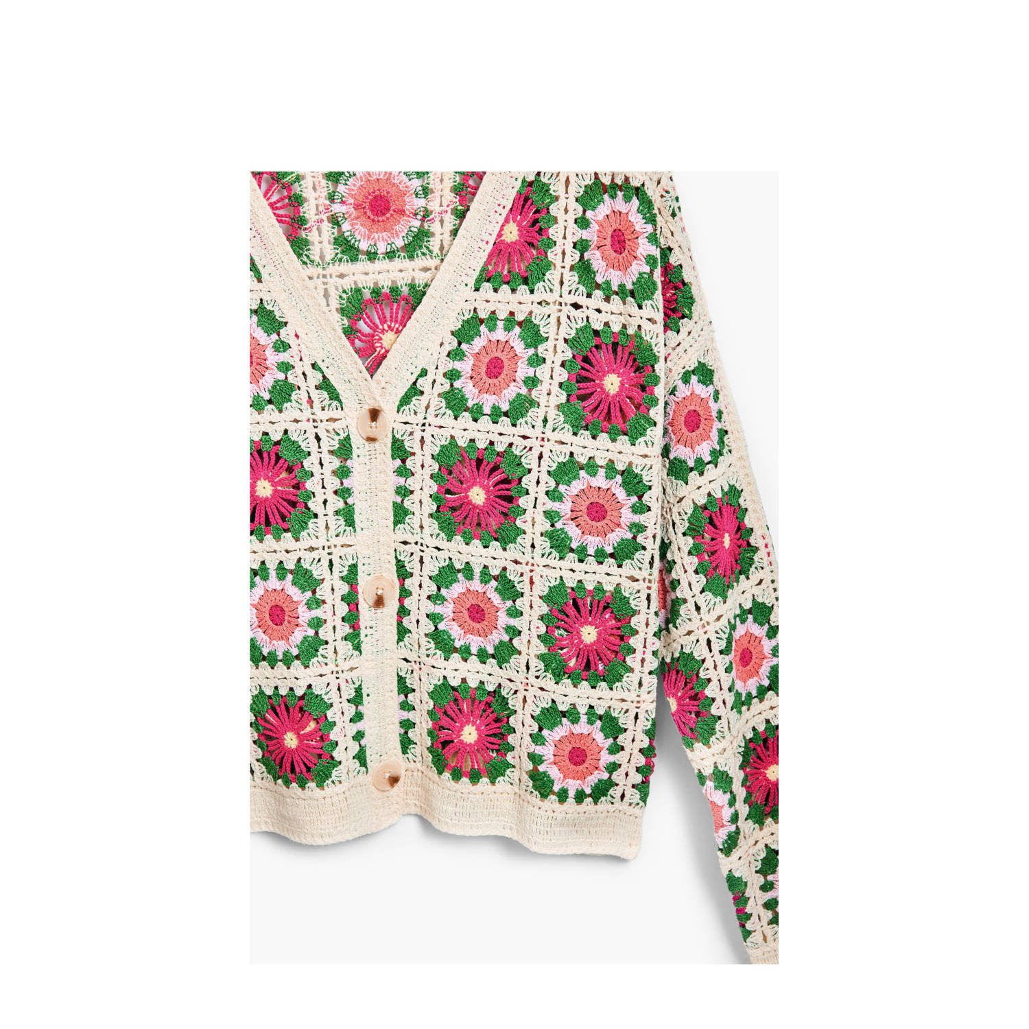 Desigual gebreid vest ecru