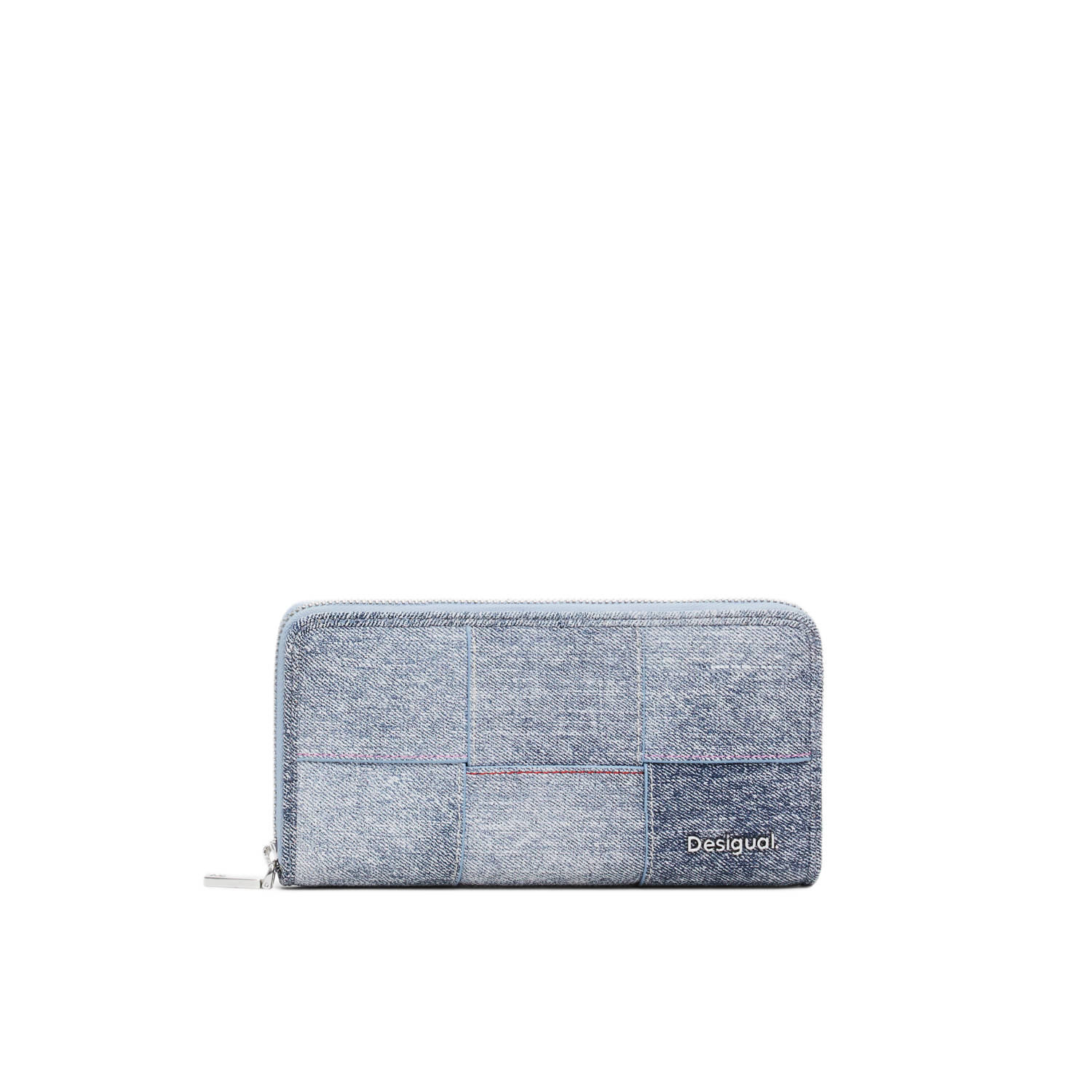 Desigual portemonnee grijsblauw