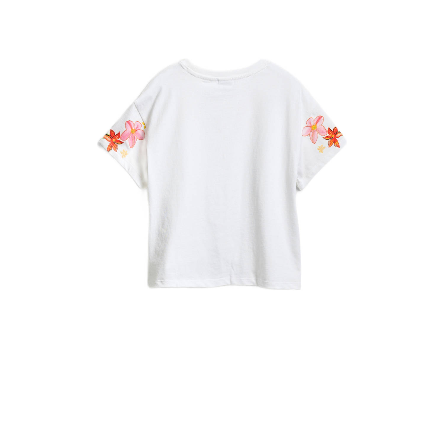 Desigual T-shirt wit met glitter