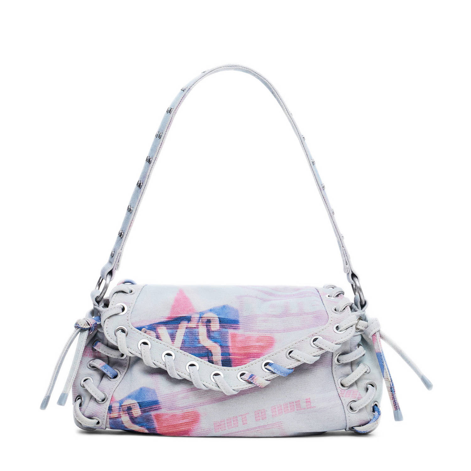 Desigual denim crossbody tas multi