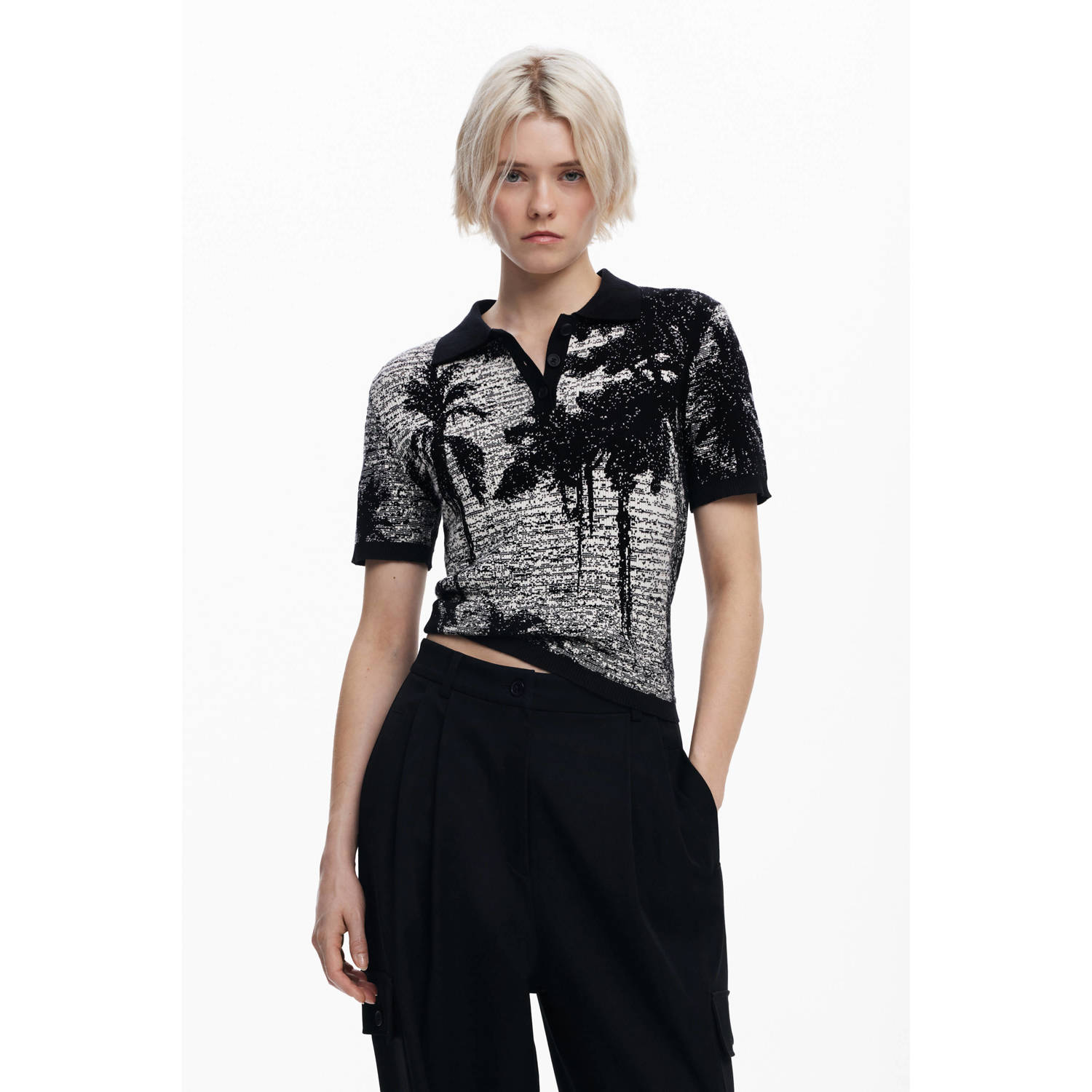 Desigual top zwart
