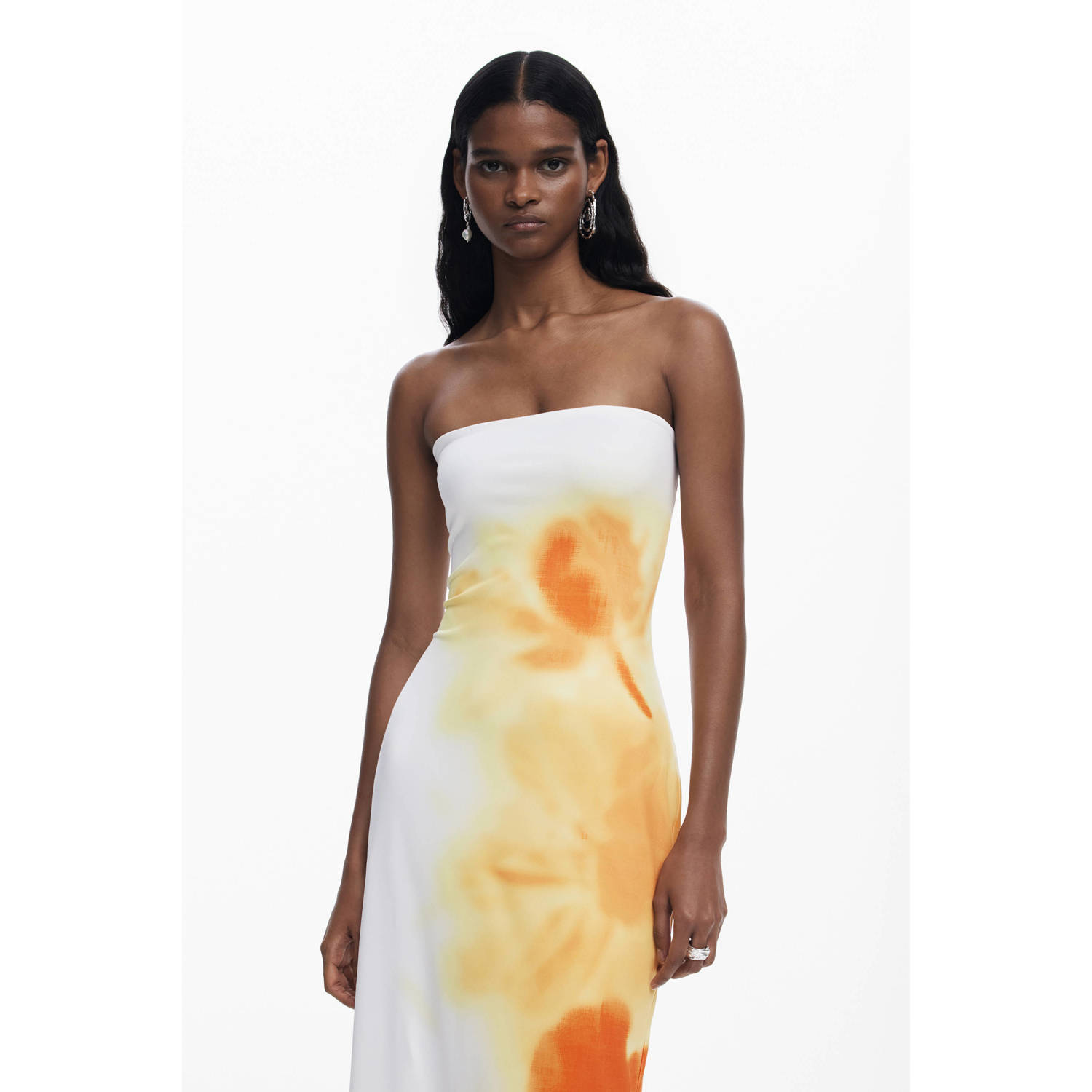 Desigual maxi jurk ecru