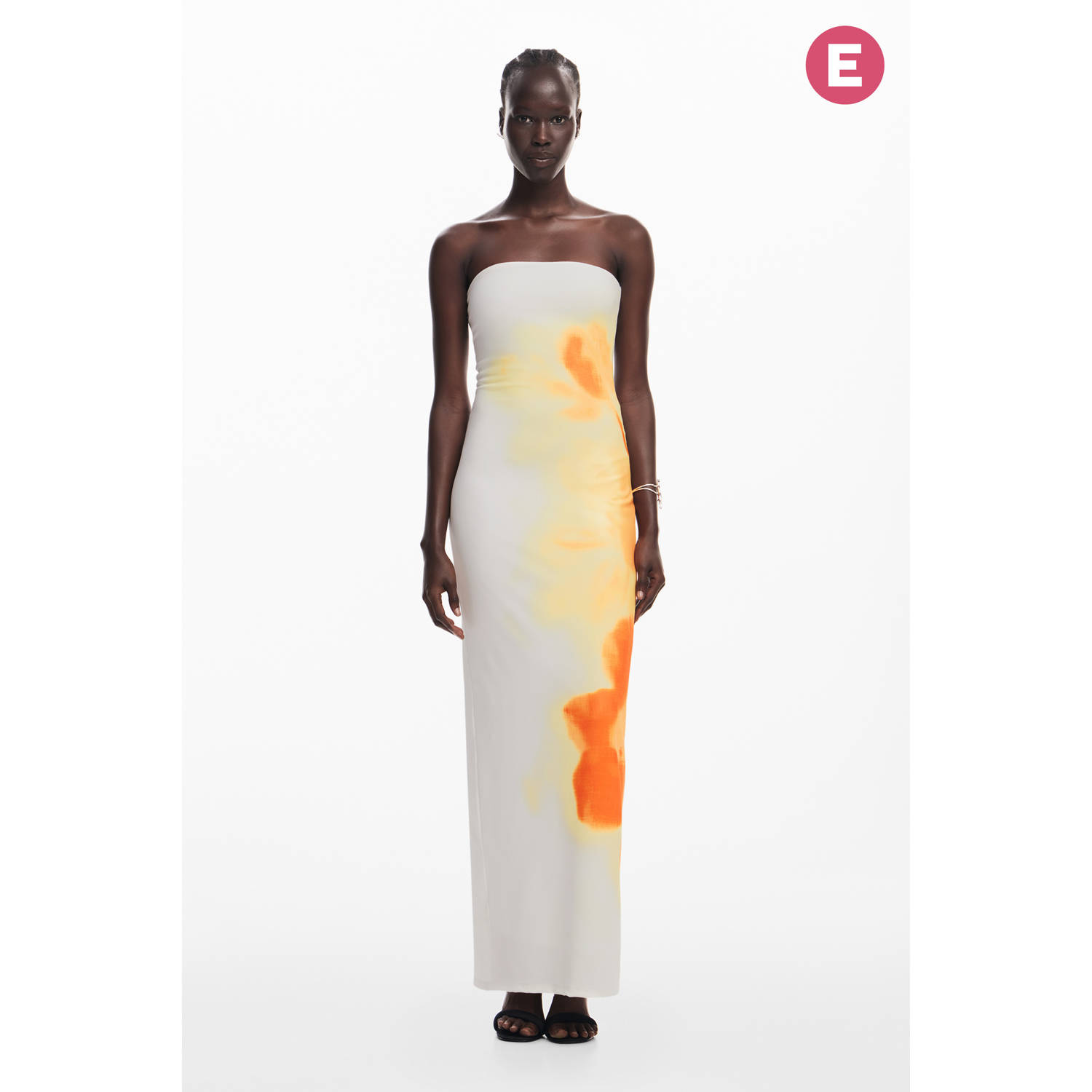 Desigual maxi jurk ecru
