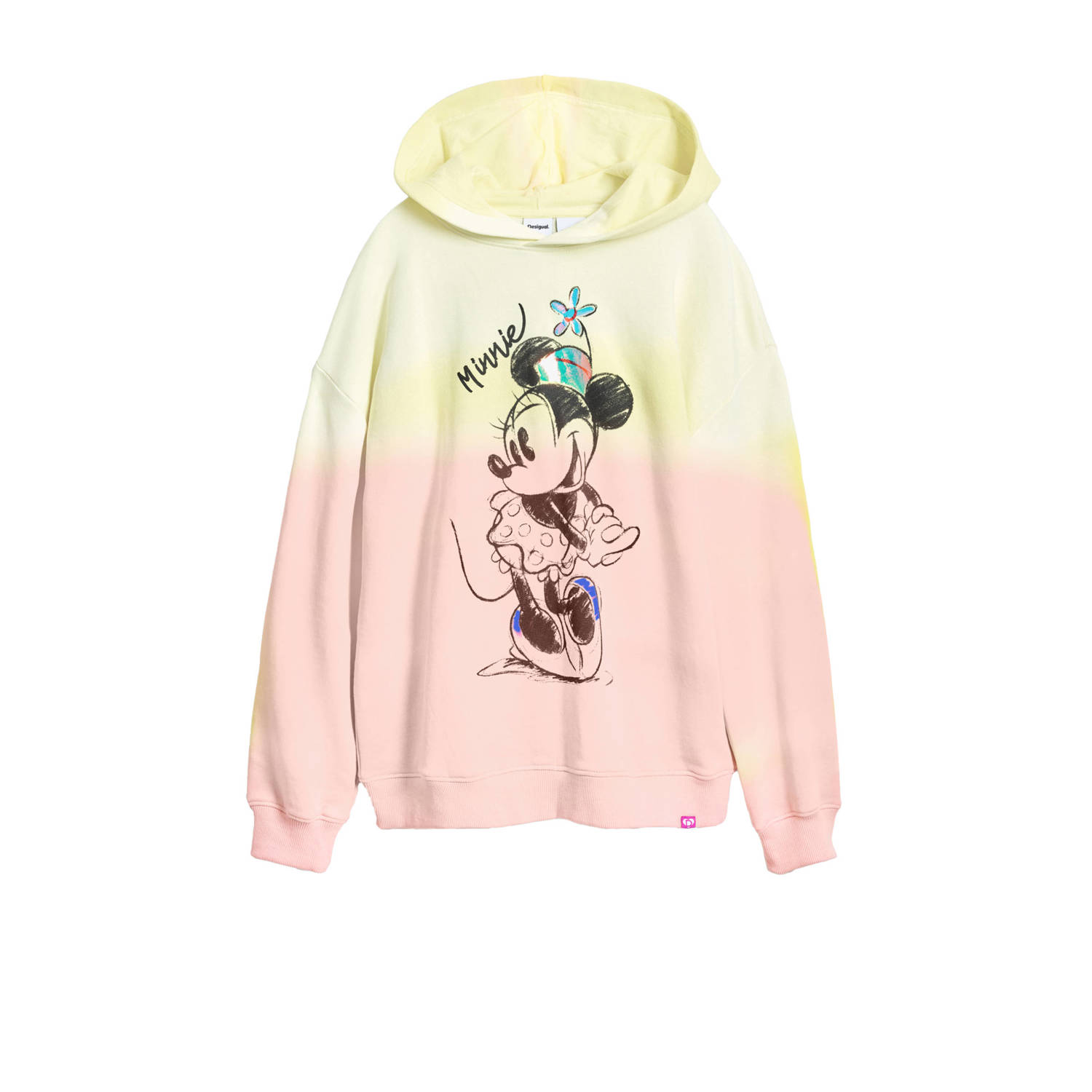 Desigual Minnie Mouse sweater lichtroze