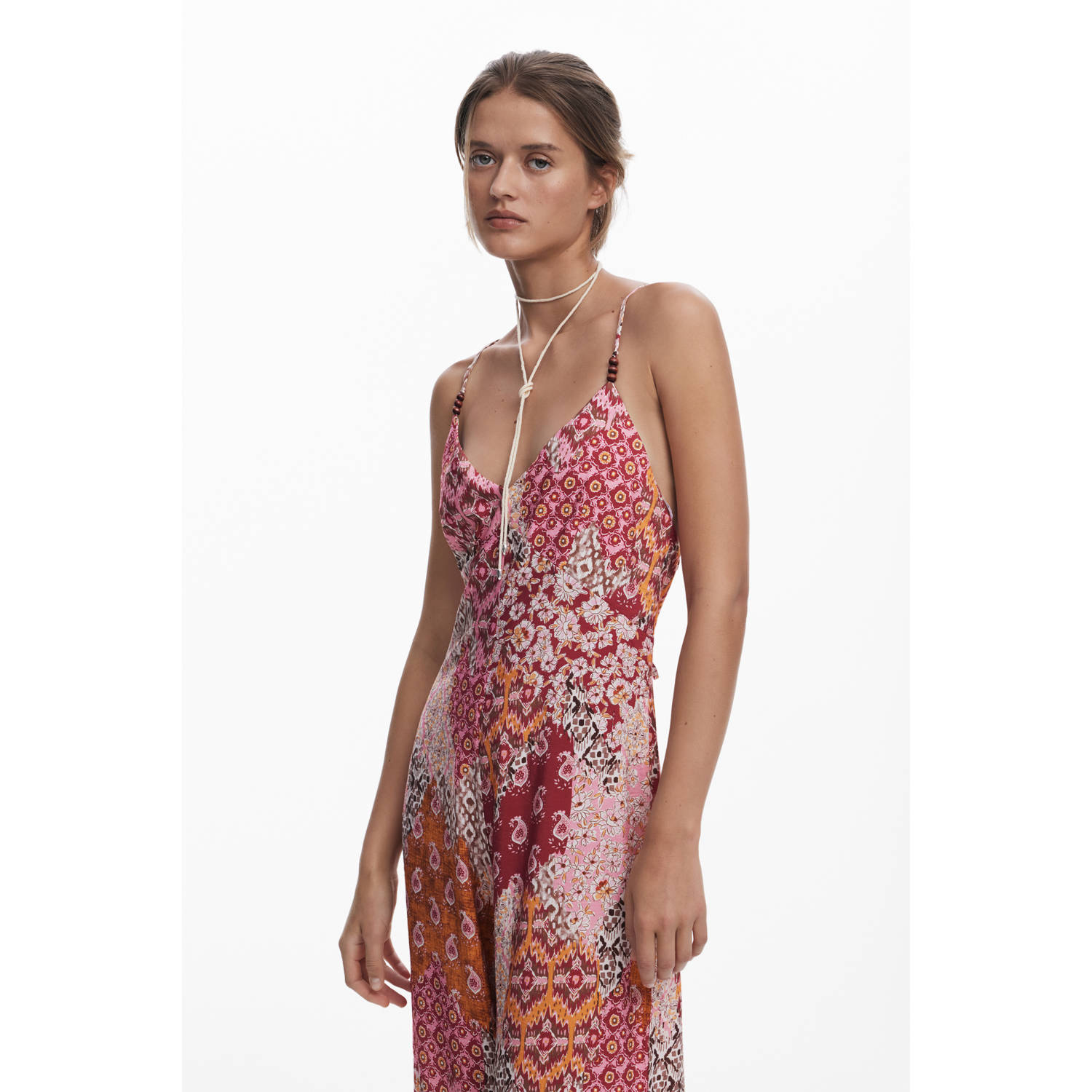 Desigual rood jumpsuit