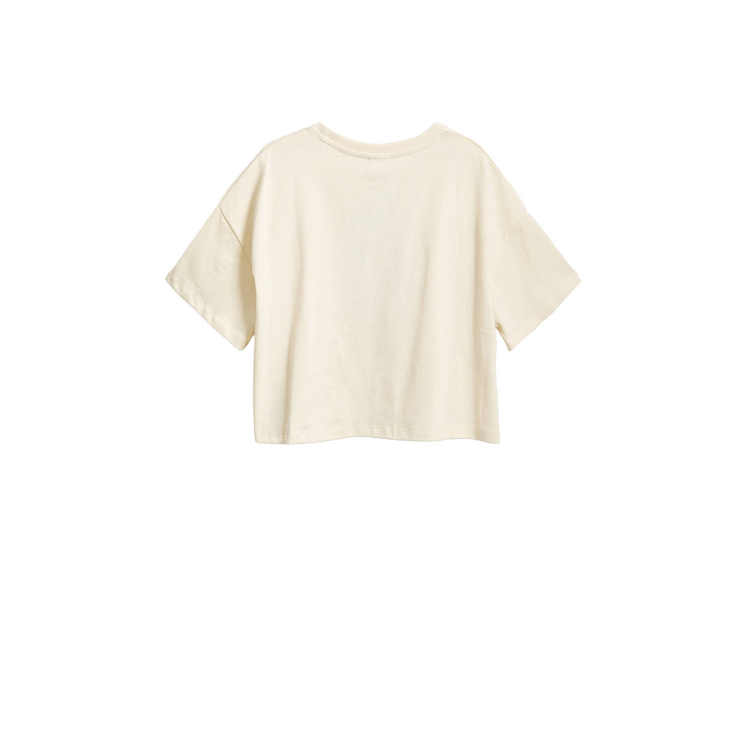 Desigual T-shirt ecru met glitter