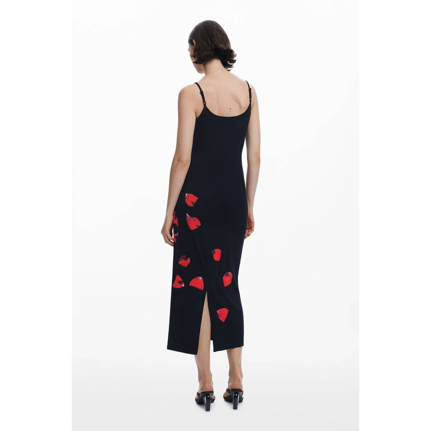 Desigual midi jurk zwart