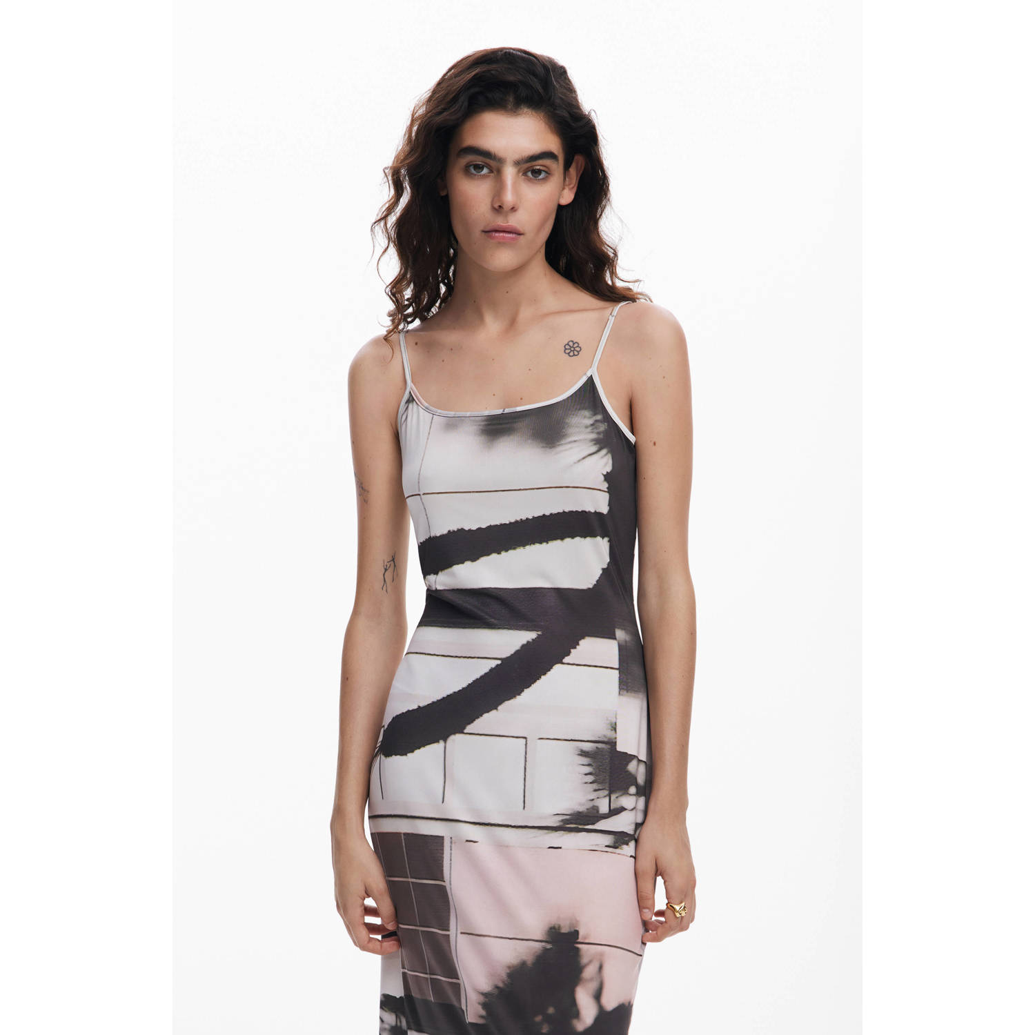 Desigual Lente Zomer Dames Lange Jurken Collectie Multicolor Dames
