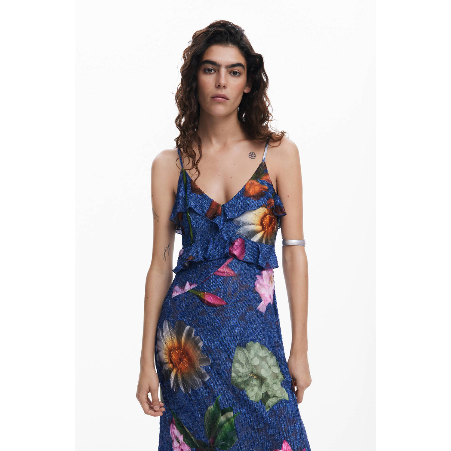 Desigual zomerjurk blauw