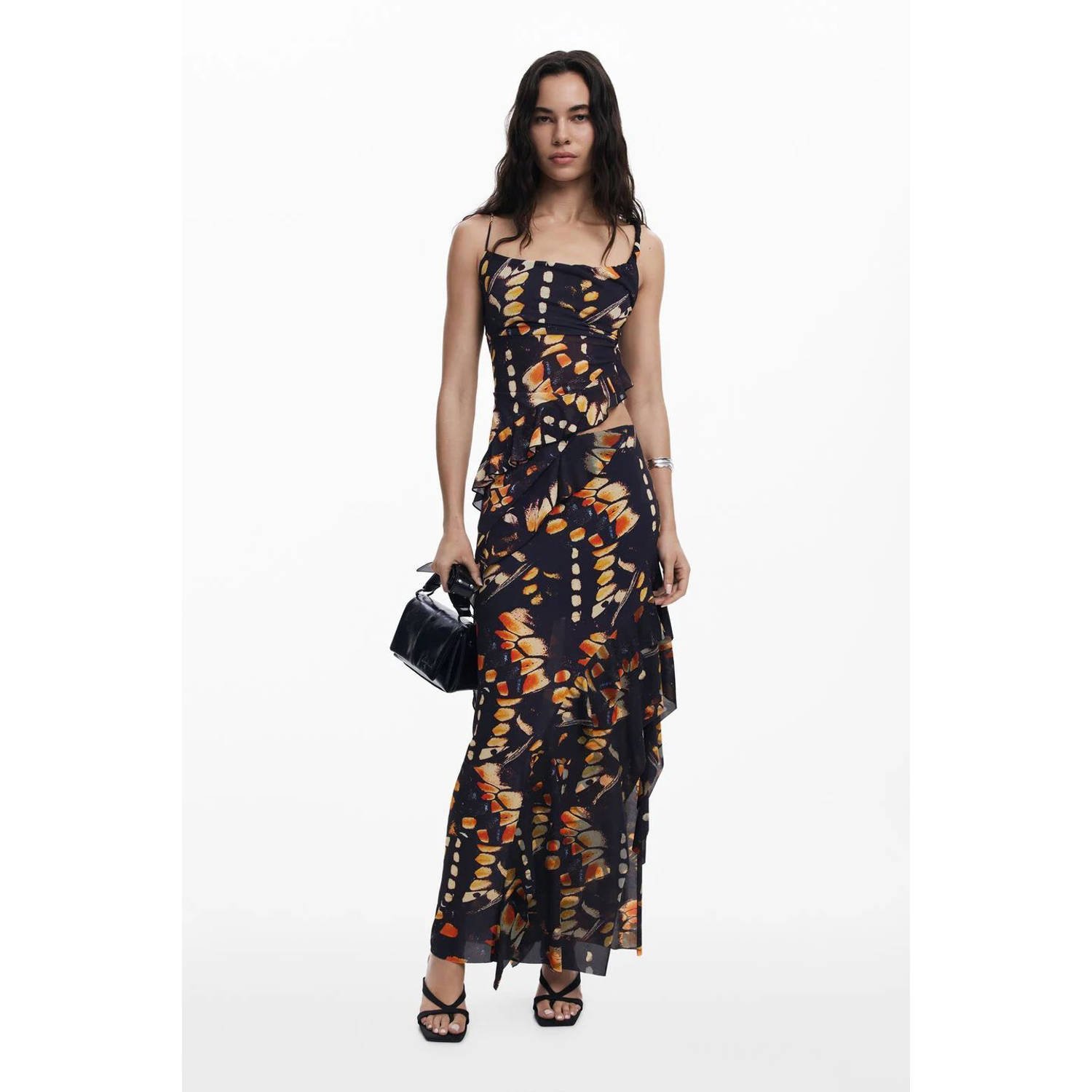 Desigual mouwloze top zwart