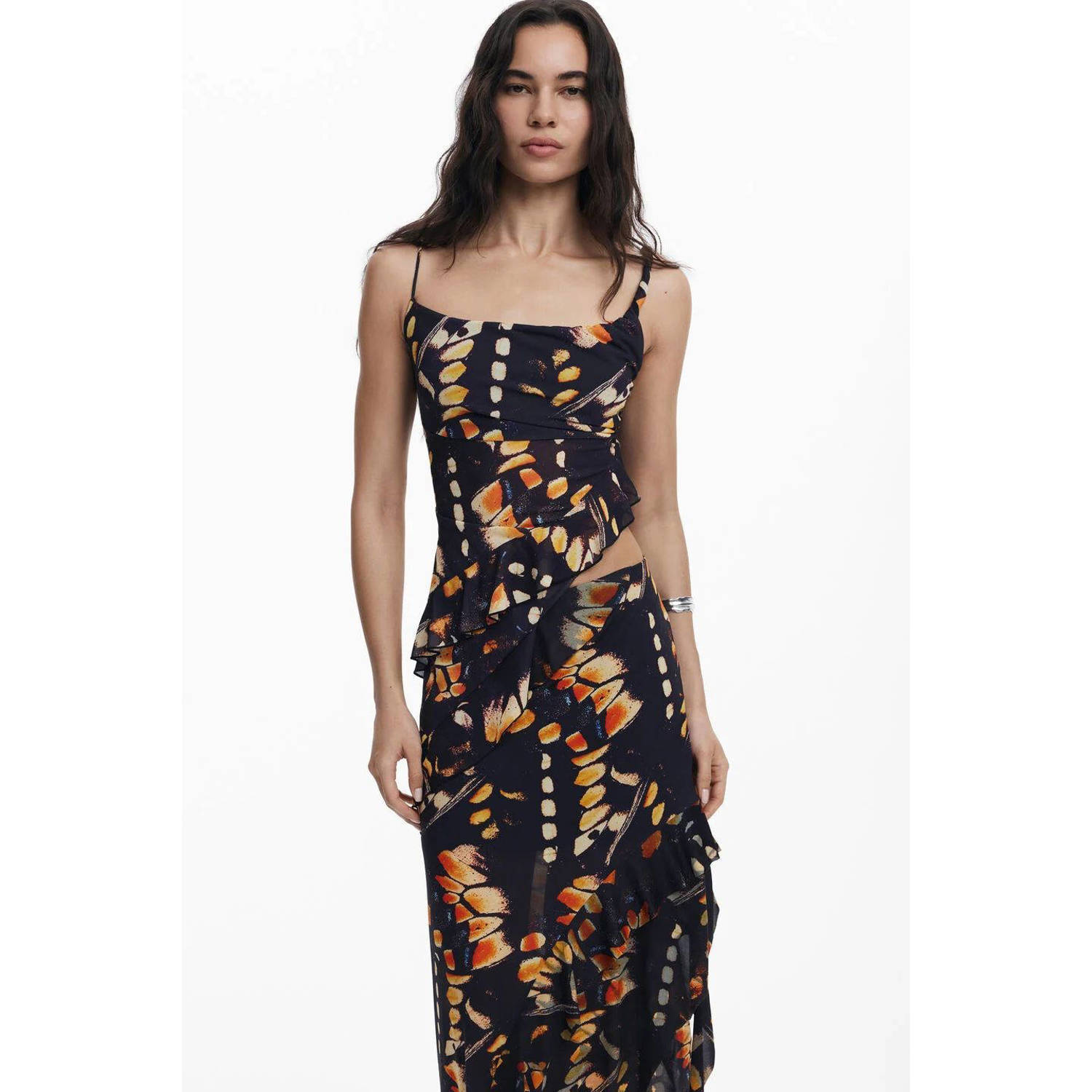 Desigual mouwloze top zwart