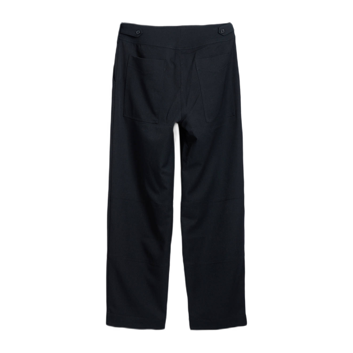 Desigual wide leg regular waist pantalon zwart