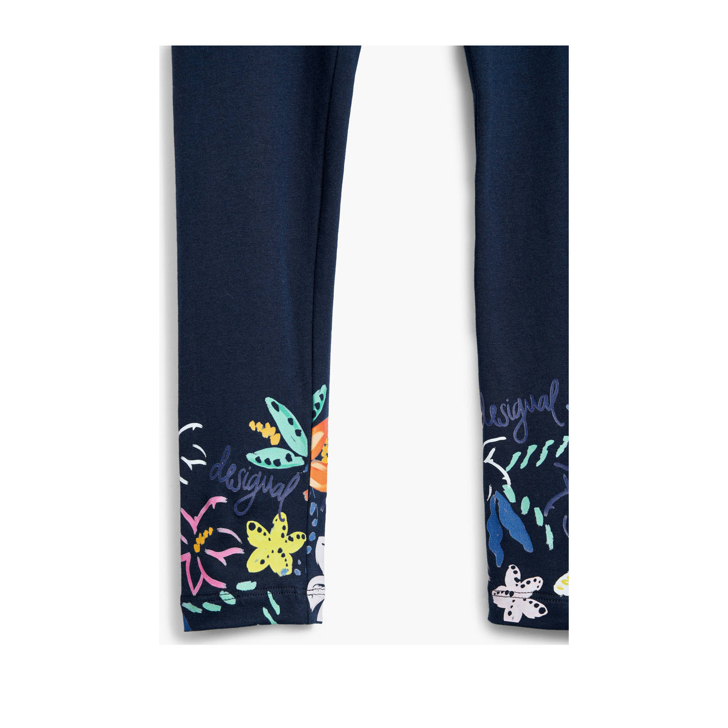 Desigual slim fit legging donkerblauw