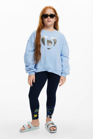 slim fit legging donkerblauw