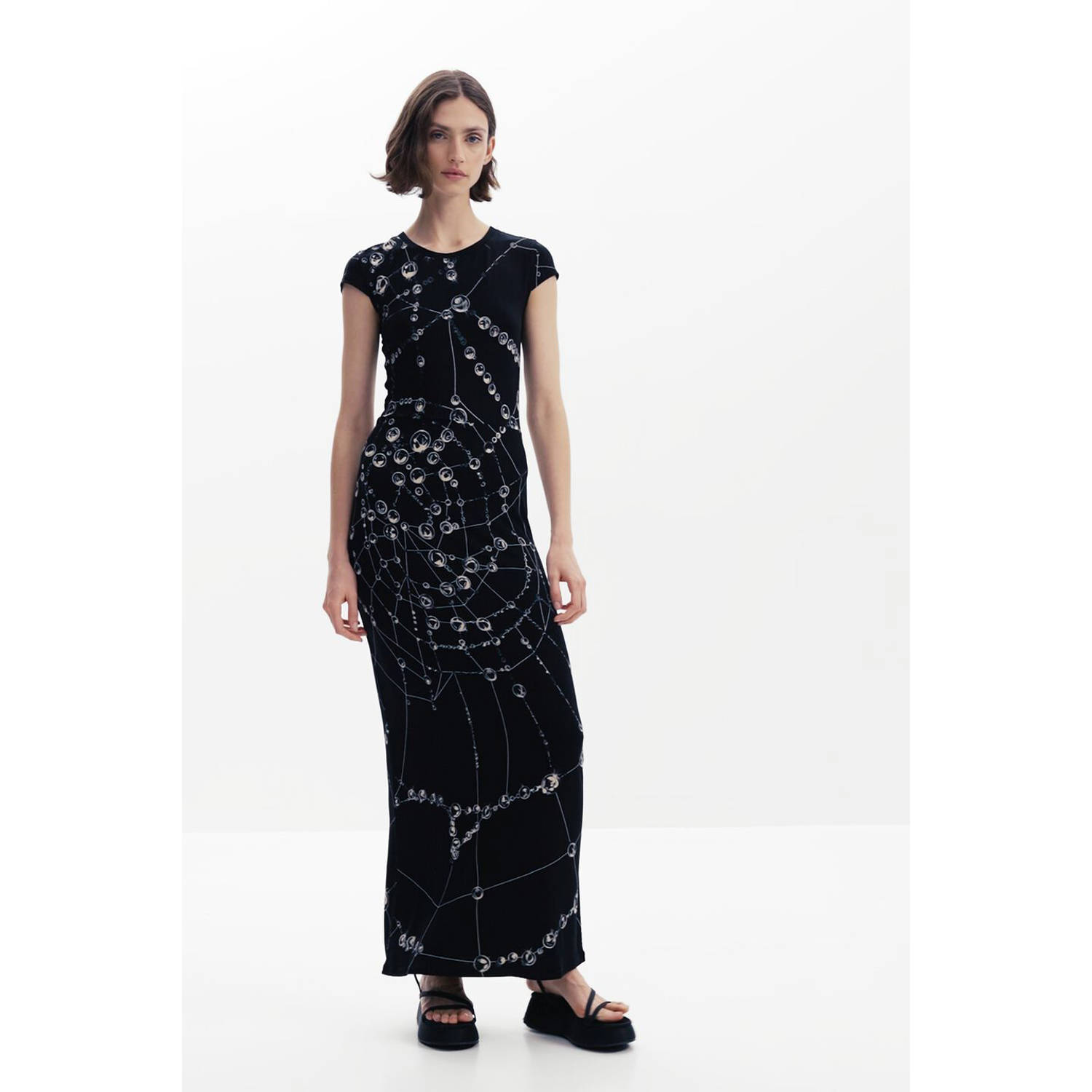 Desigual maxi jurk zwart